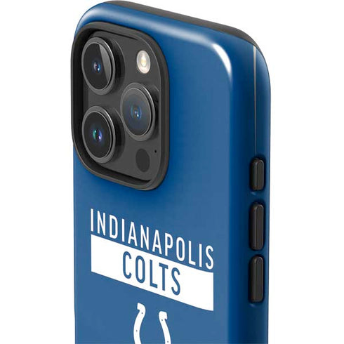 NFL Indianapolis Colts Blue Performance Series iPhone 16 Pro Impact Case